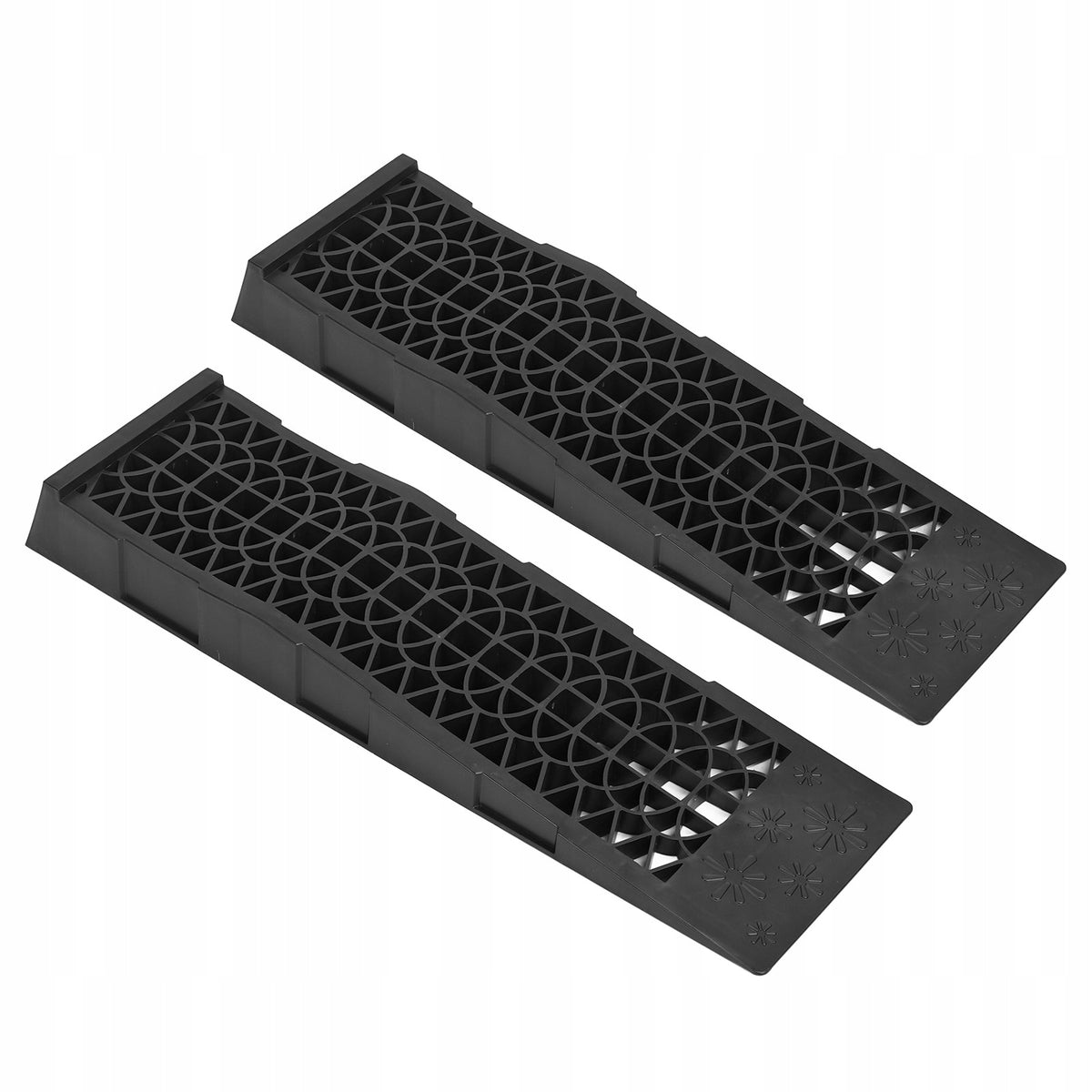 2 Pack 4400 Pound Capacity Low Profile QI Car Ramps