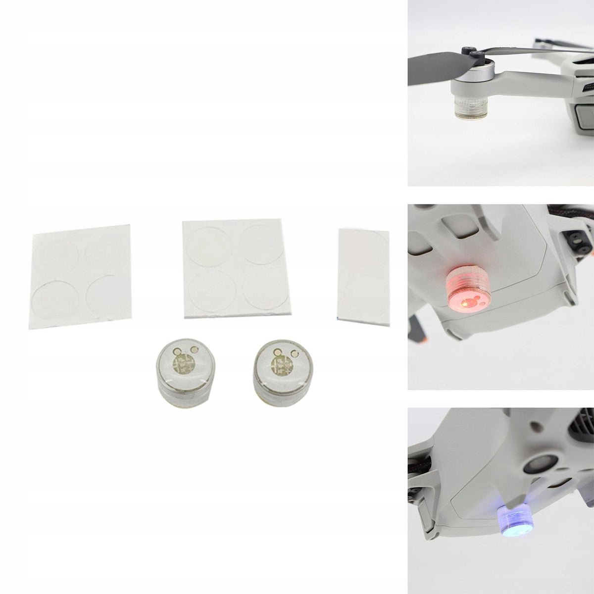 2 Pieces Drone Night Flight Light Night Navigation LED Flash Lamp