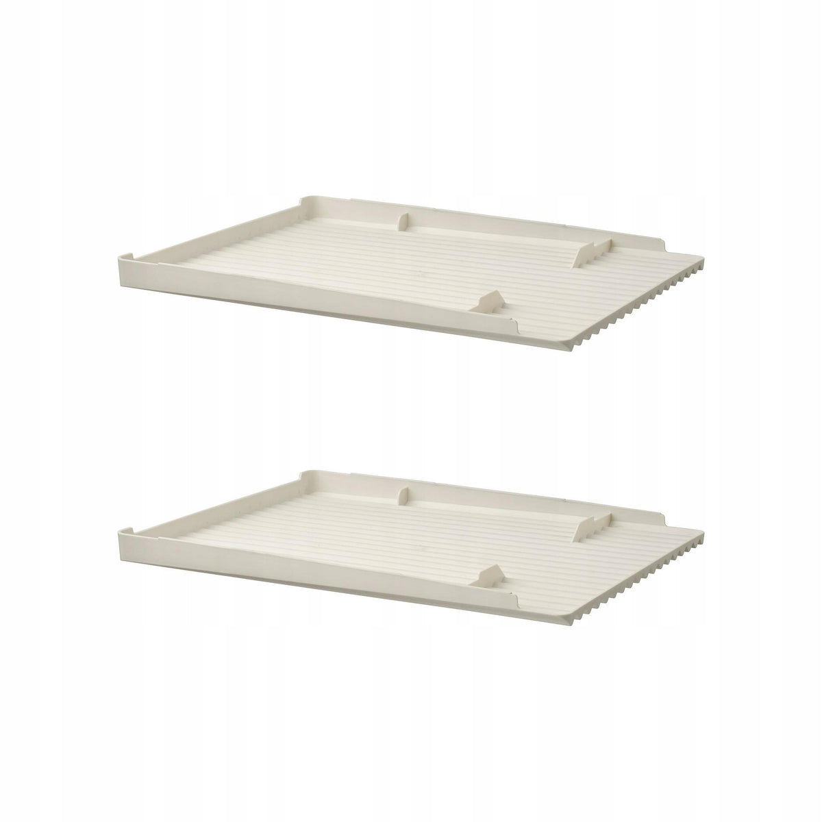 2 pcs Double Sided Dish Dryer White 40x31 cm RINNIG
