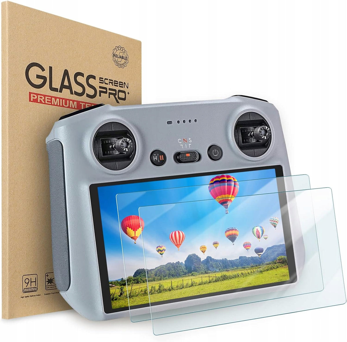 2 x PREMIUM TEMPERED GLASS FOR DJI RC 1 RC 2 AIR 3 Mini 3 Pro Mini 4 Pro
