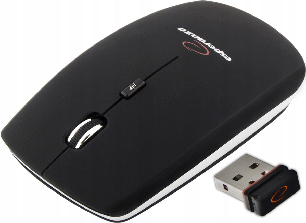 2 x Wireless Mouse Optical Mouse Slim Flat