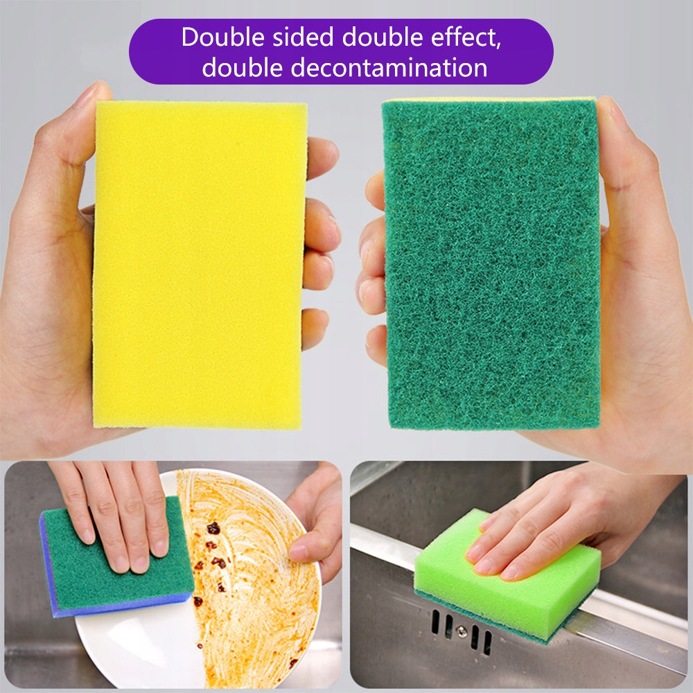 20 Pcs Sponge Wipes for Home Use High Density Color GL