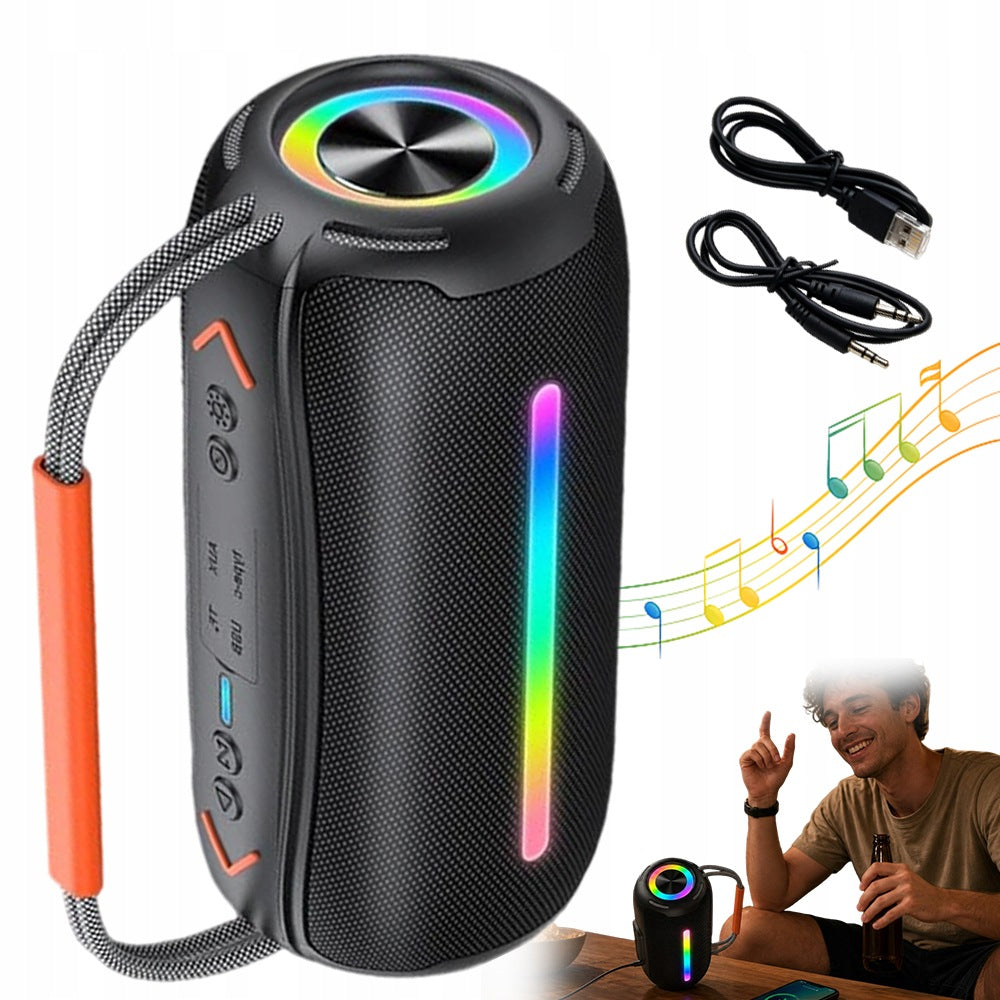 20W BLUETOOTH WIRELESS SPEAKER WITH IPX6 HANDLES FOR PARTIES AND OUTDOOR