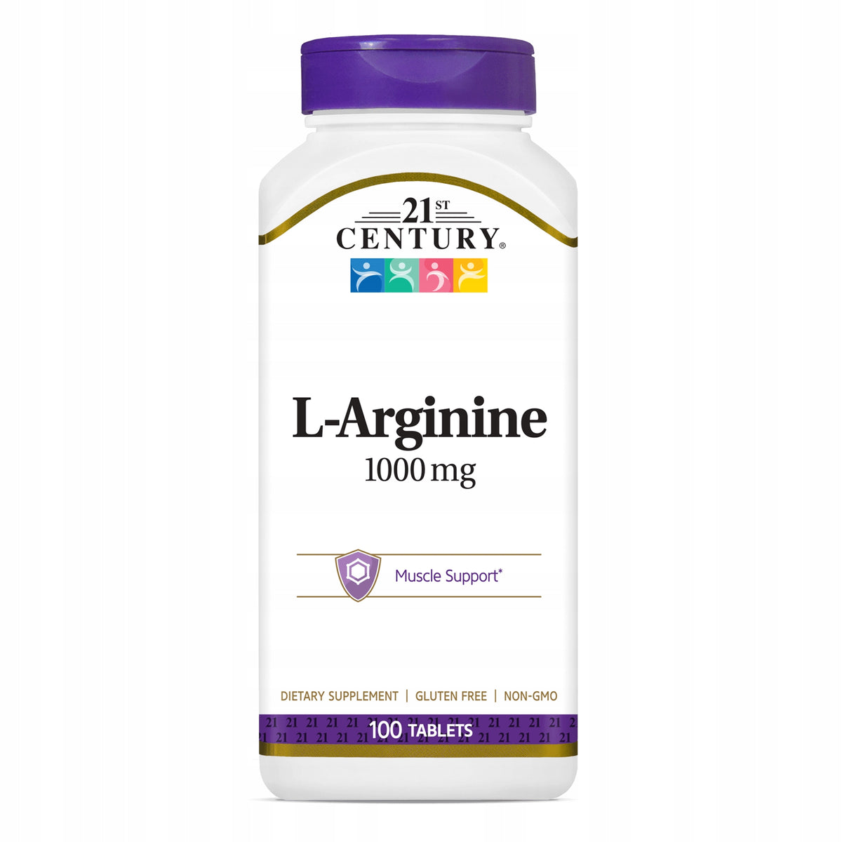 21st Century L-Arginine 1000mg - L-Arginine 100 Tablets