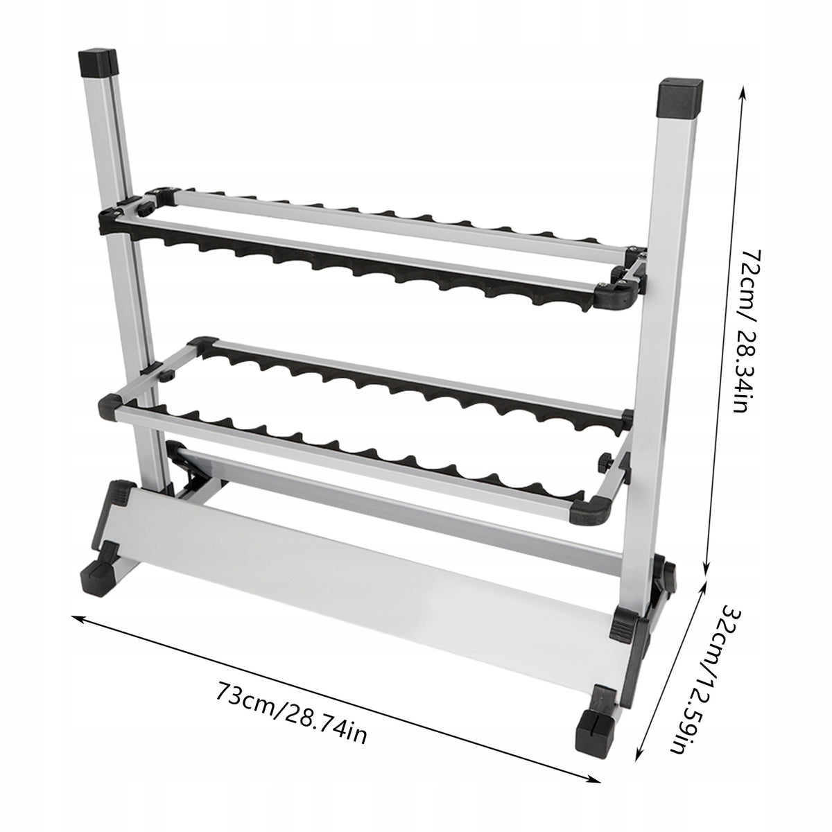24 HOLES FISHING ROD HOLDER PORTABLE FISHING ROD HOLDER FISHING ROD STAND Packaging status original