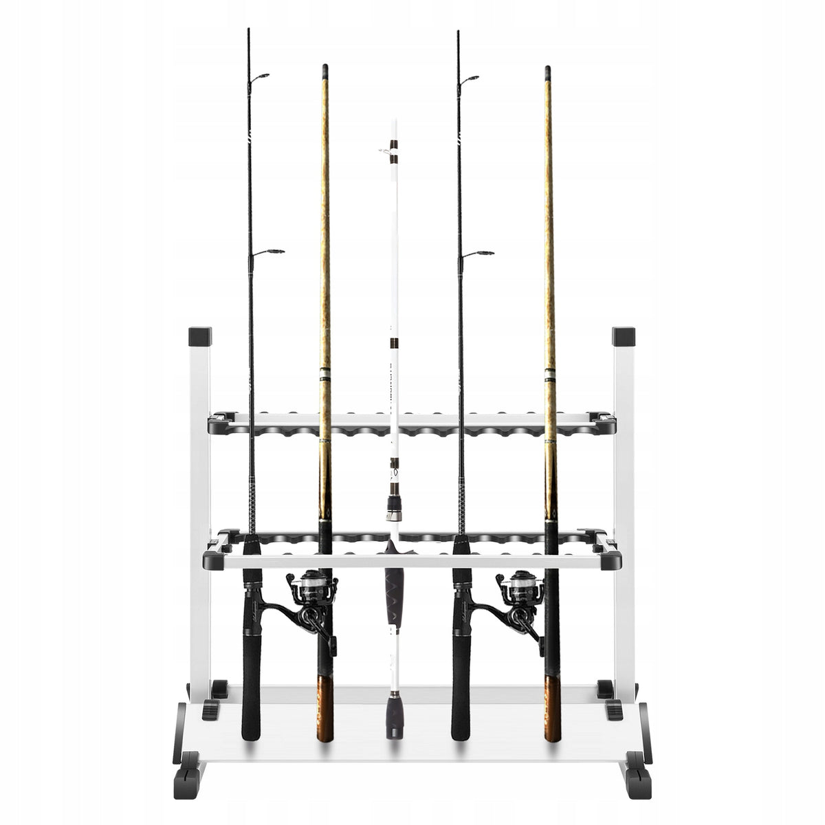 24 HOLES FISHING ROD HOLDER PORTABLE FISHING ROD HOLDER FISHING ROD STAND