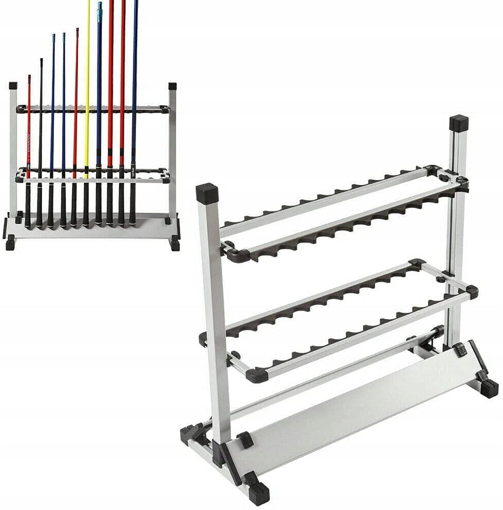 24 RODS DISPLAY STAND FOR RODS EACH SOCKET HAS A DIAMETER OF 4,5 CM