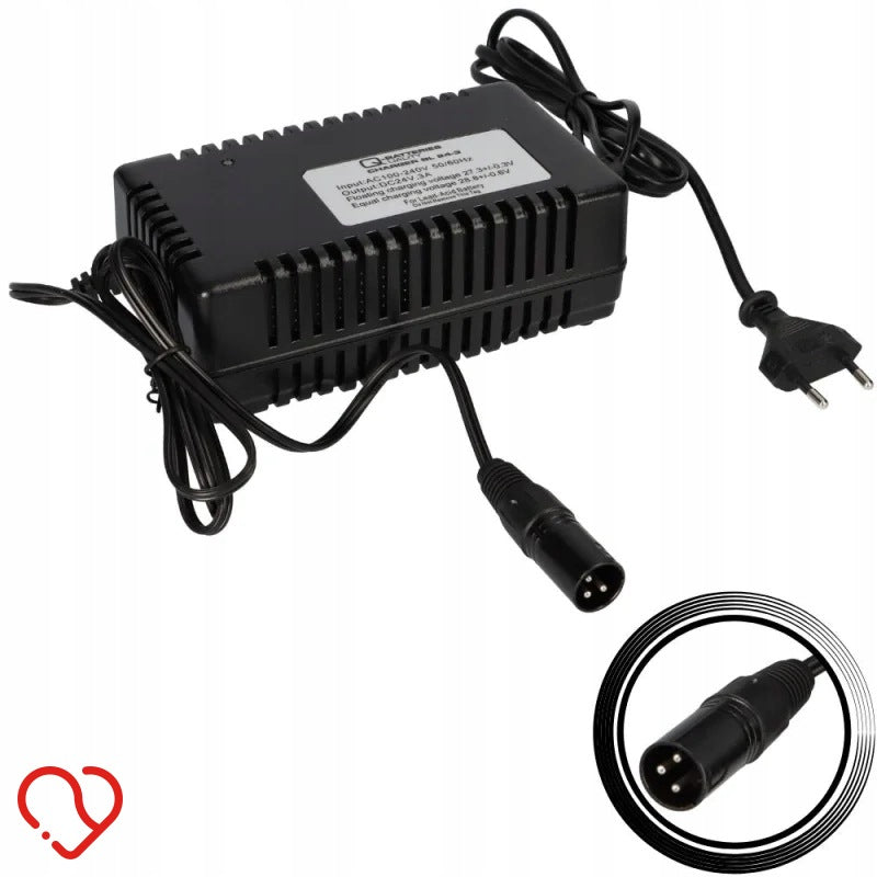 24V/3A Q-Batteries Battery Charger Microprocessor Rectifier