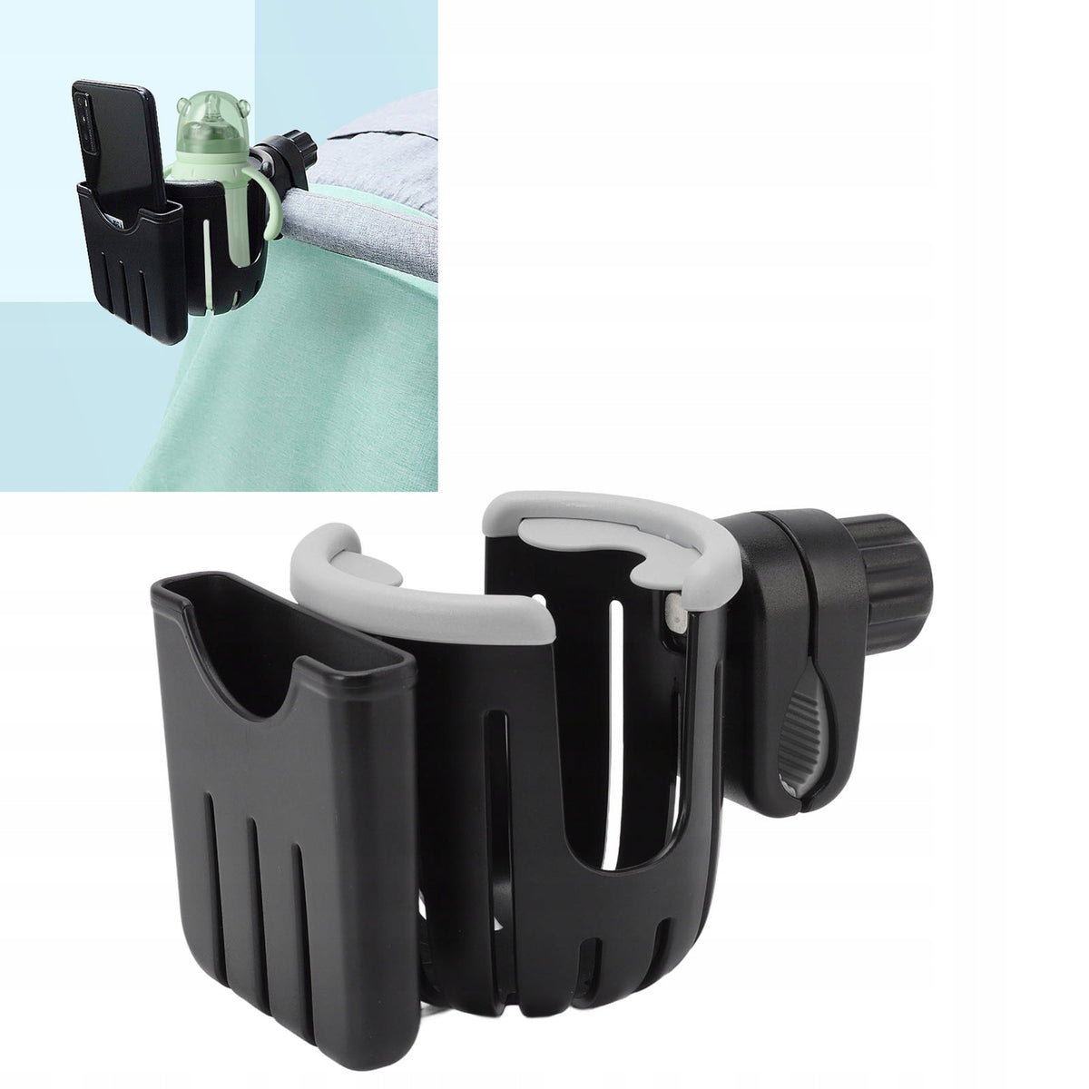 2IN1 STROLLER CUP AND PHONE HOLDER Packaging status original