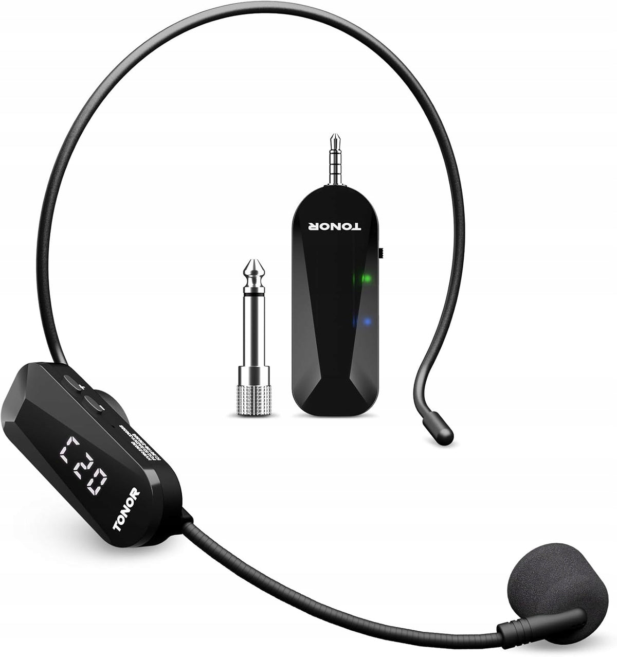 2IN1 TONOR MICROPHONE KIT CORDLESS MICROPHONE 3,5MM WIRELESS