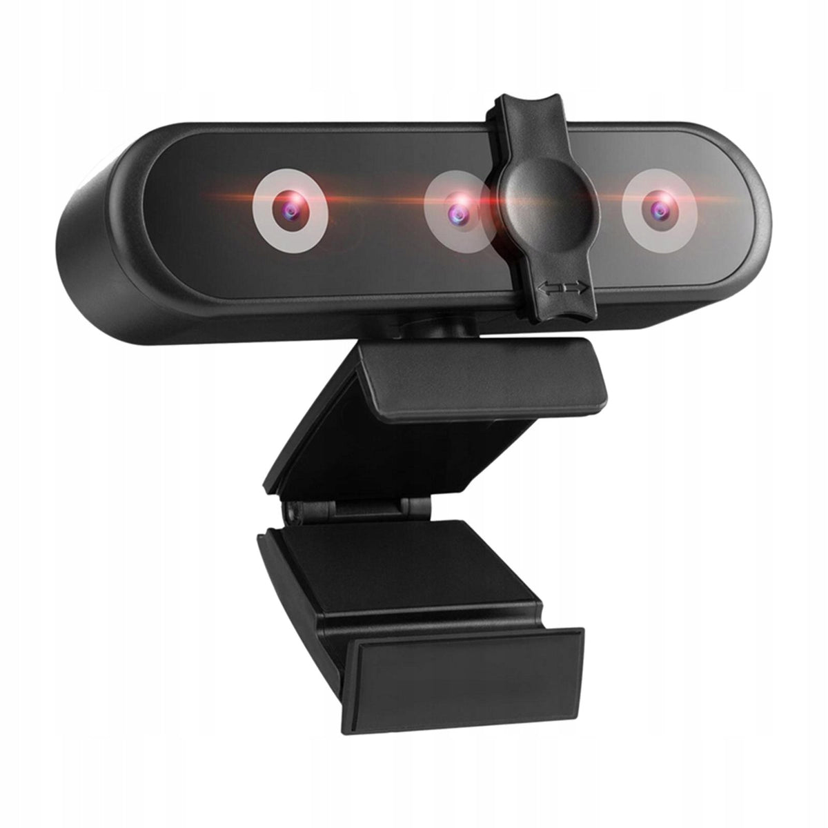 2K Binocular Eyes Webcam with Microphone Q Streaming Computer Camera with