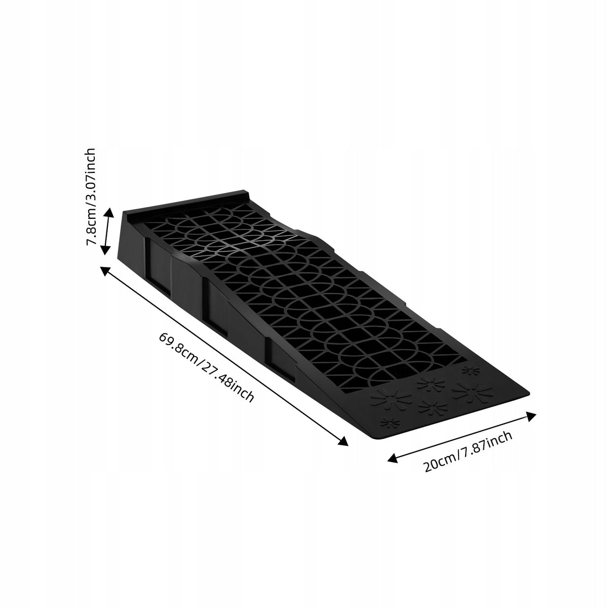 2PCS 3T CAR SERVICE RAMPS PLASTIC RAMP 69.8*20*7.8CM Manufacturer code AC-YCZYQ-1432