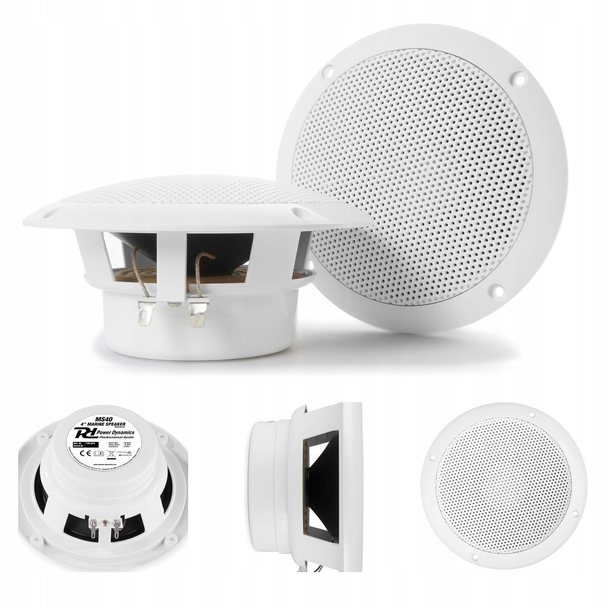 2PCS 4" 50W PD WATERPROOF CEILING Speakers