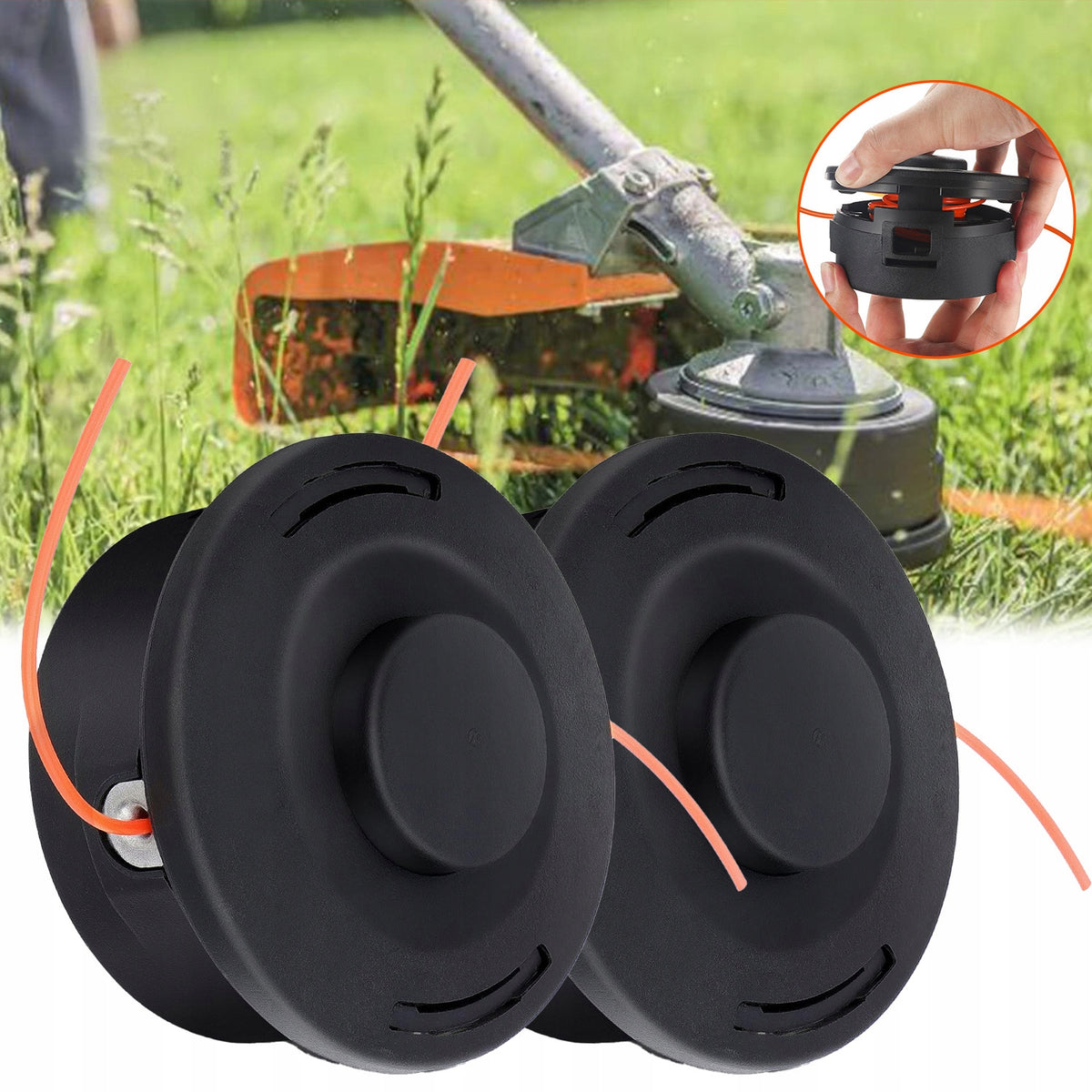 2PCS AutoCut 25-2 FISHING LINE HEAD FOR STIHL FS55 FS75 FS85 FS120 FS200 Brand no brand