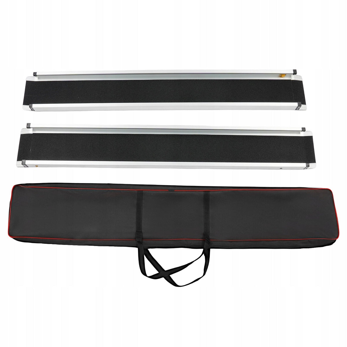 2PCS TELESCOPIC WHEELCHAIR RAMPS WITH STORAGE BAG FOR STEPS 272KG LOAD Manufacturer code JZ27FY-000900