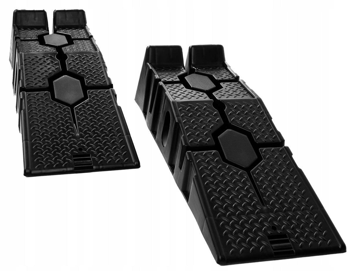 2X 2 PCS CAR RAIDS WORKSHOP RAMPS OVERRUN PLATFORMS WIDE