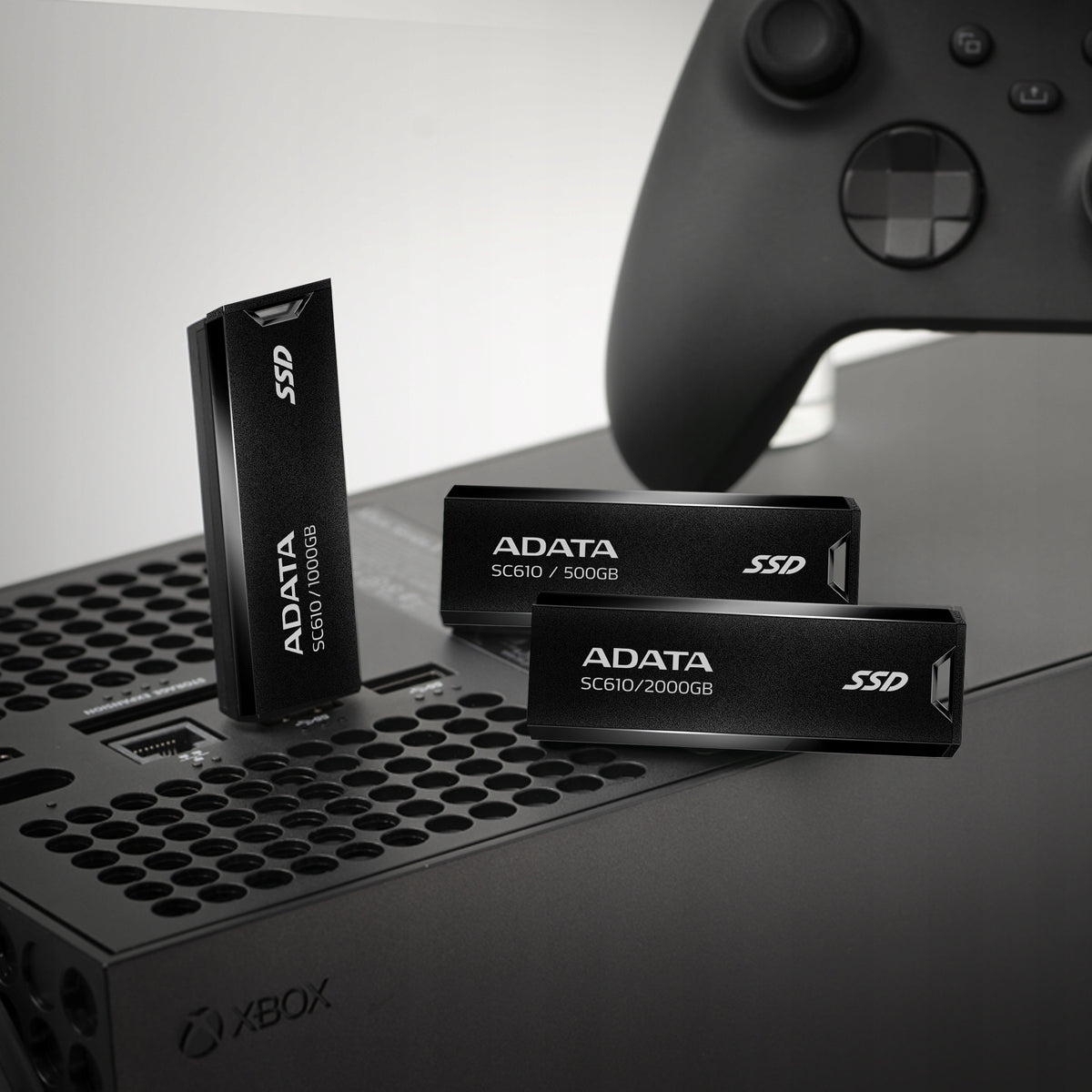 2X ADATA SC610 1TB USB 3.2 Type-A 3D NAND TLC SSD Manufacturer Adata