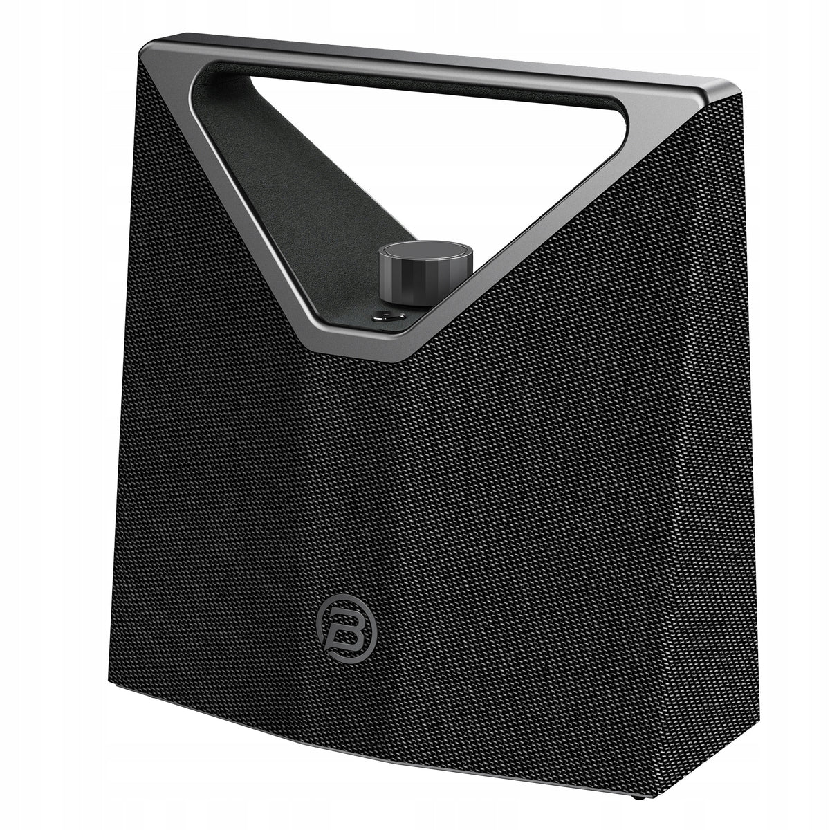 2X BUGANI BRIEF PLUS PORTABLE WIRELESS BLUETOOTH SPEAKER BLACK SILVER