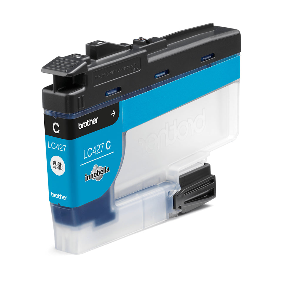 2X Brother LC427C Cyan Ink Cartridges