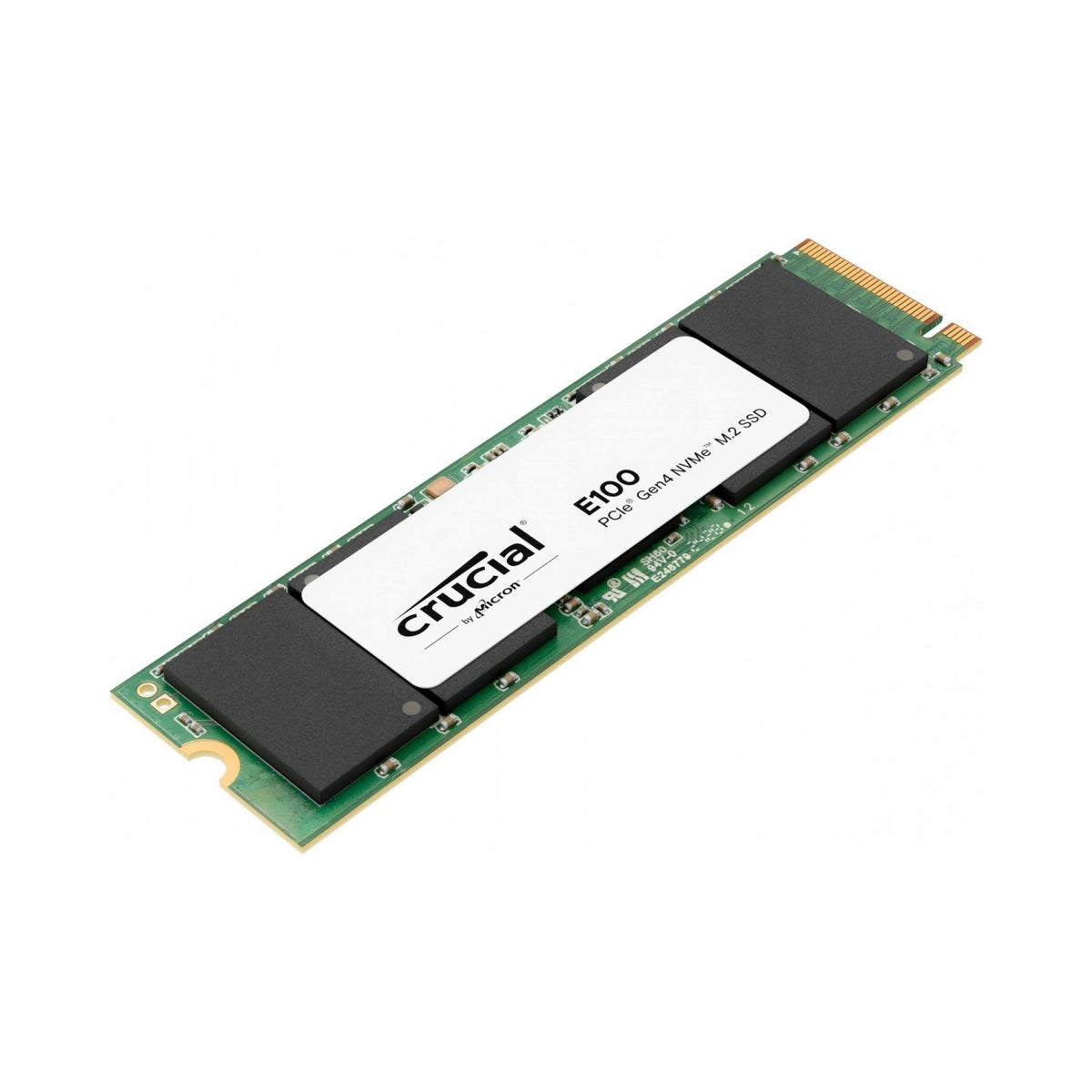 2X CRUCIAL 1TB M.2 PCIe Gen4 NVMe E100 SSD