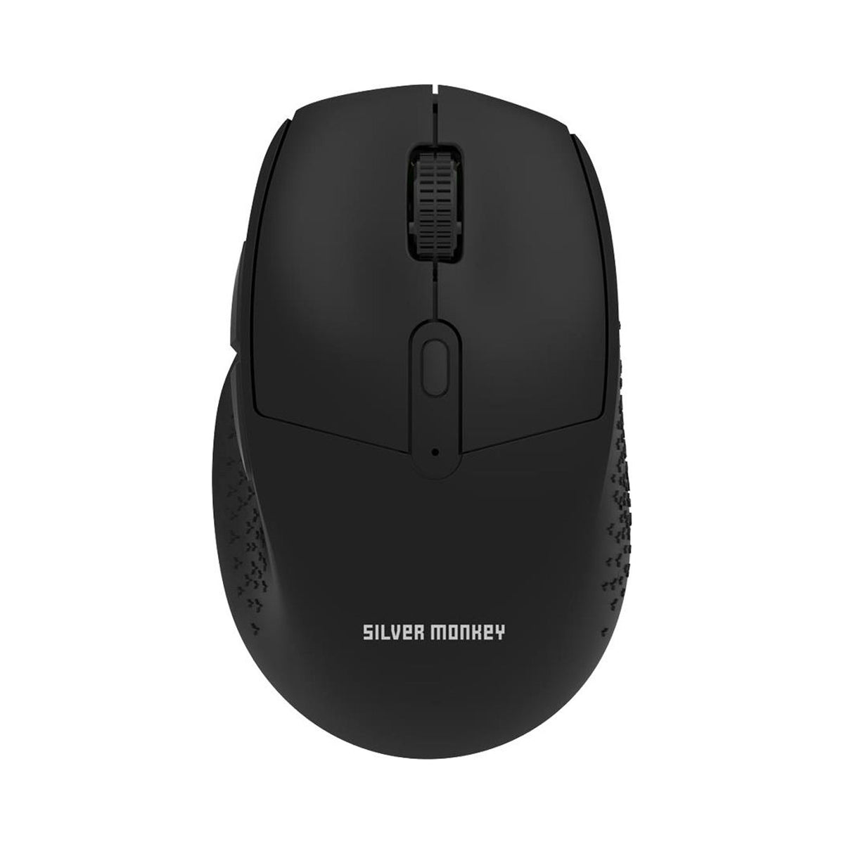 2X Computer Mouse SILVER MONKEY M70 Wireless Comfort Mouse Black Silent