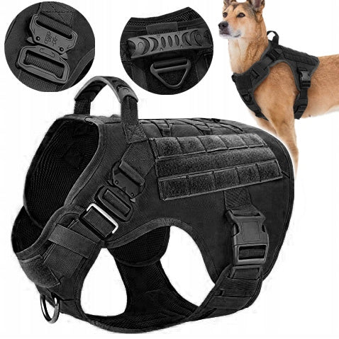 2X DOG TACTICAL HARNESS ADJUSTABLE GUARD WITH HANDLE STRONG SIZE L
