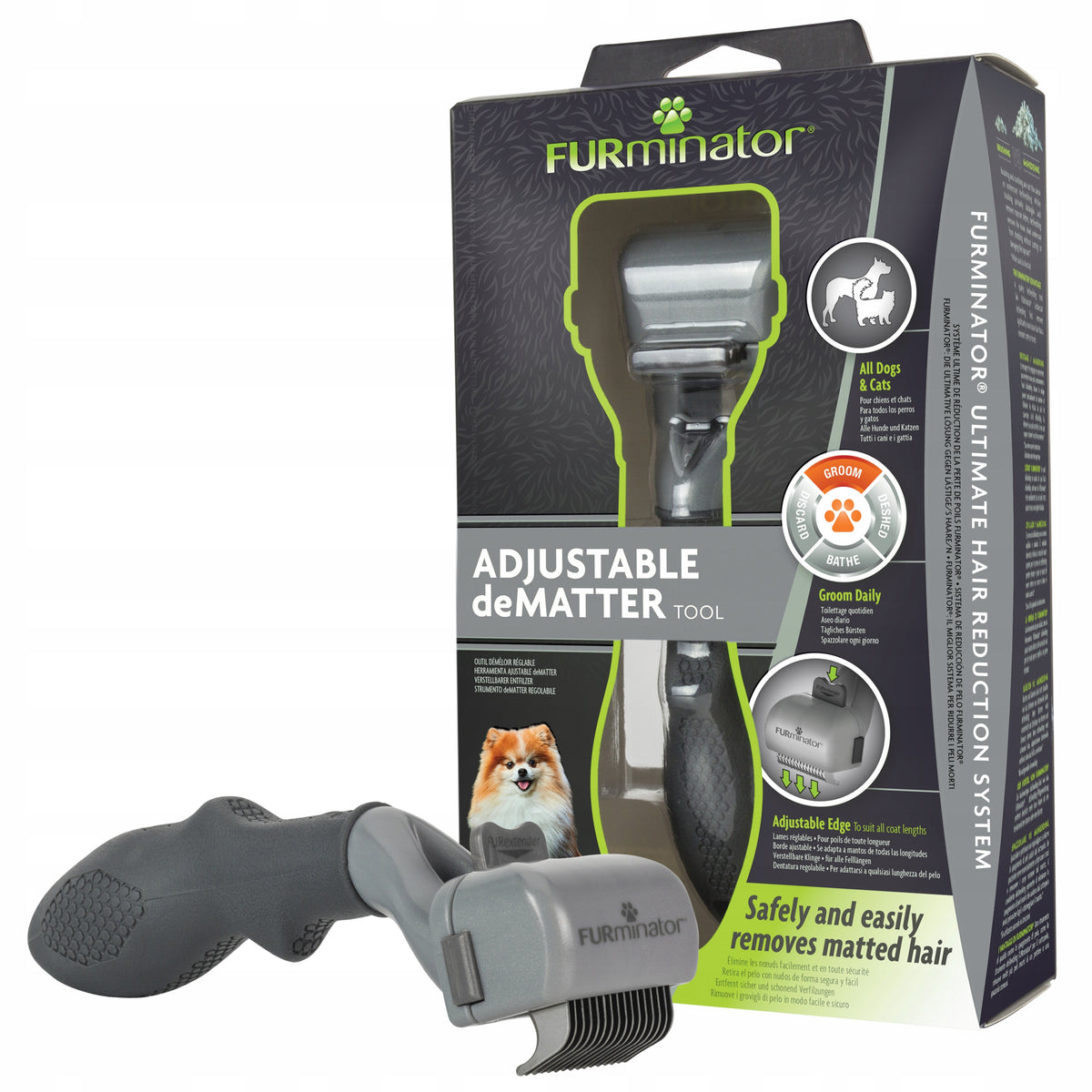 2X FURMINATOR Adjustable knot removal tool