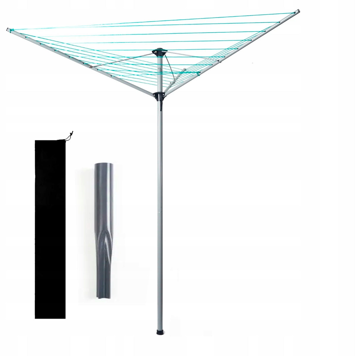 2X GARDEN DRYER FOR LAUNDRY 40M 192CM ROTATING + COVER Brand Promis