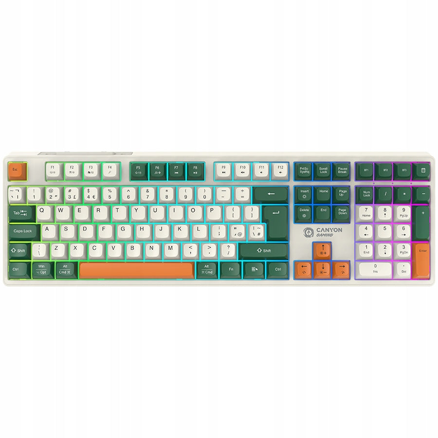 2X Gaming Keyboard CANYON Shadder GKW-11 Mech RGB Wireless