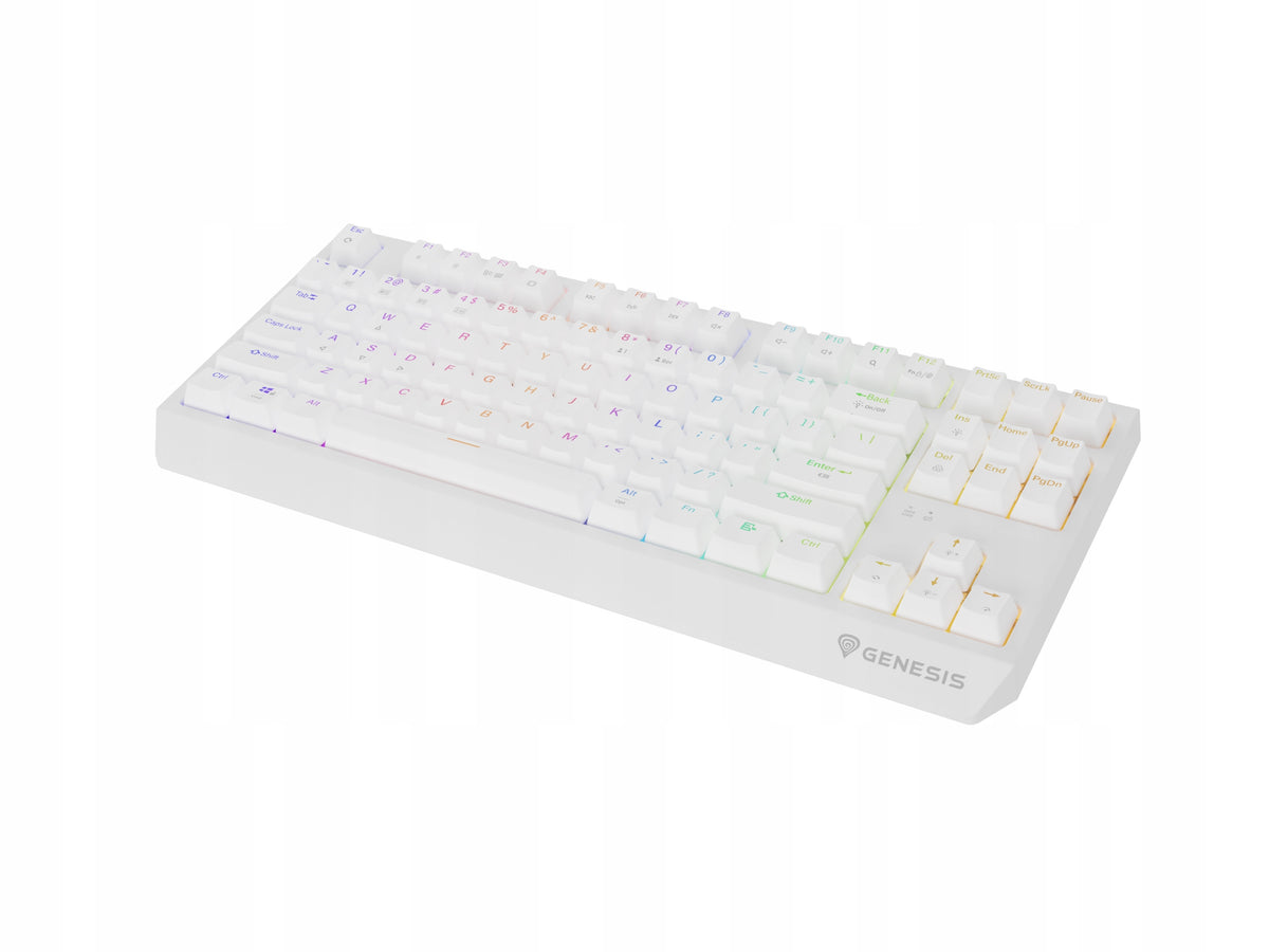 2X Genesis THOR 230 TKL WIRELESS US WHITE RGB MECHANICAL OUTEMU