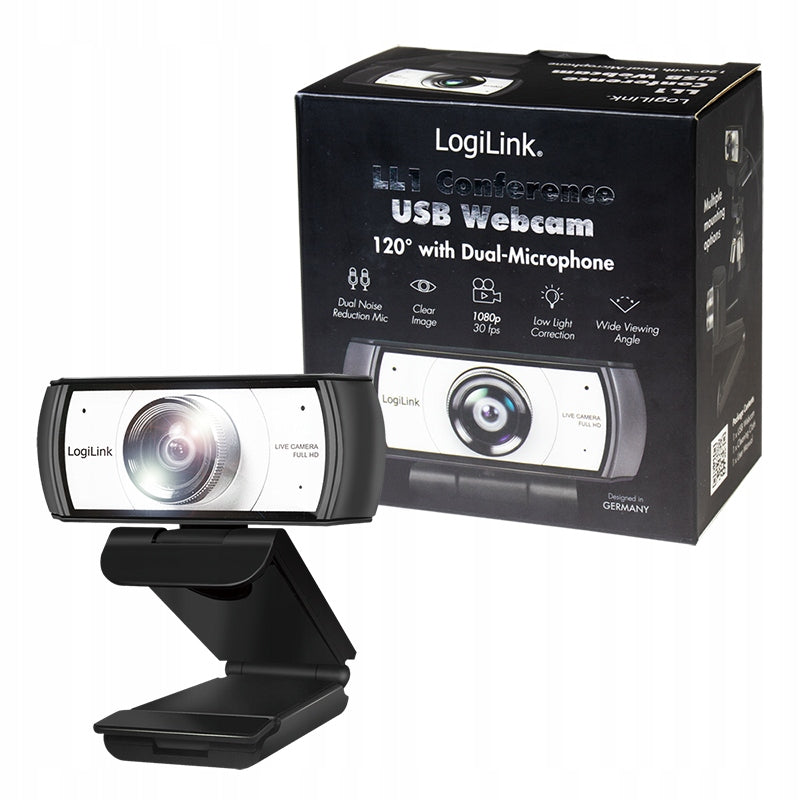 2X HD Webcam LogiLink UA0377 USB Pro, 120°, Dual Microphone Brand Logilink