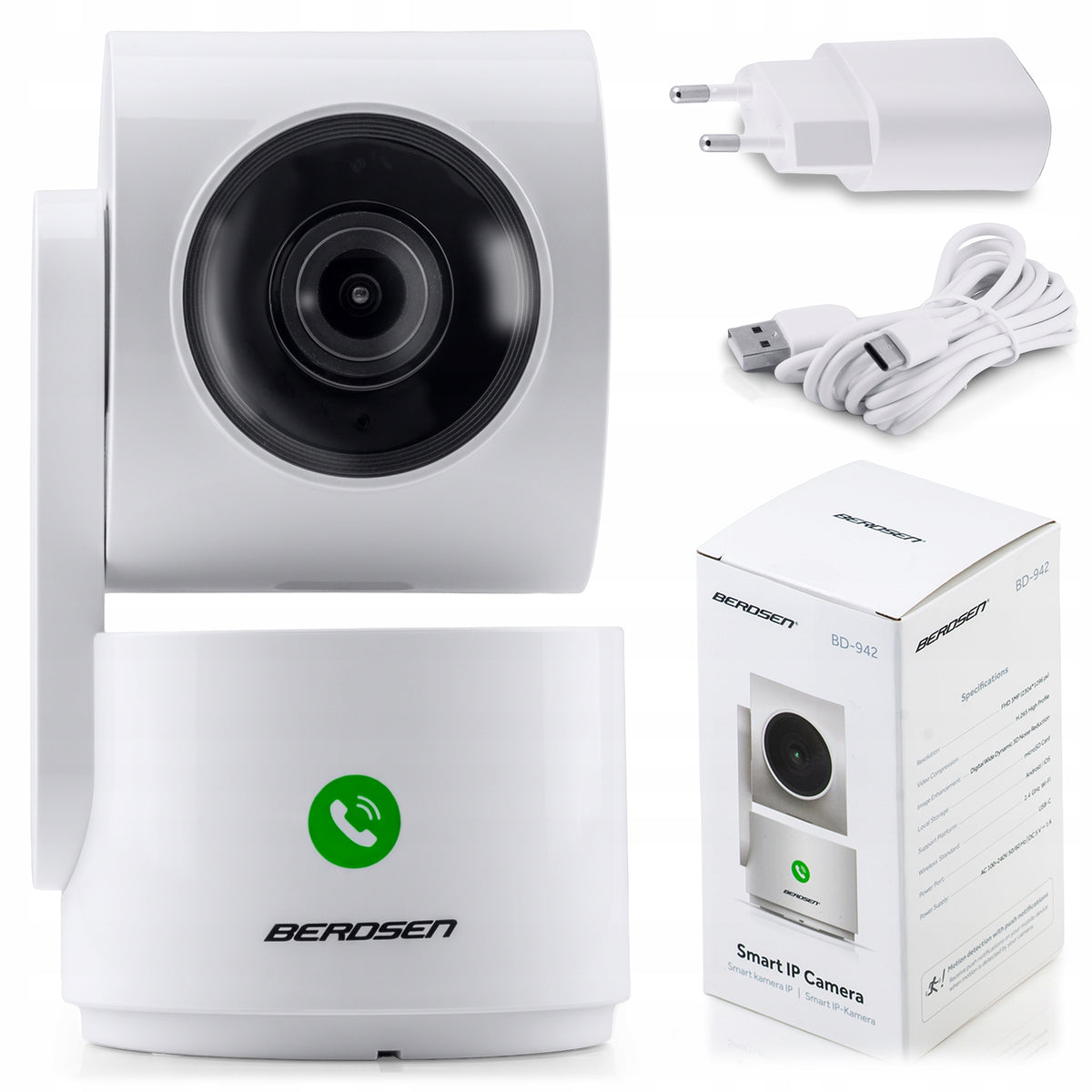 2X INDOOR CAMERA IP ROTATING 3MP WI-FI TUYA HOME NANNY TRACKING RUC