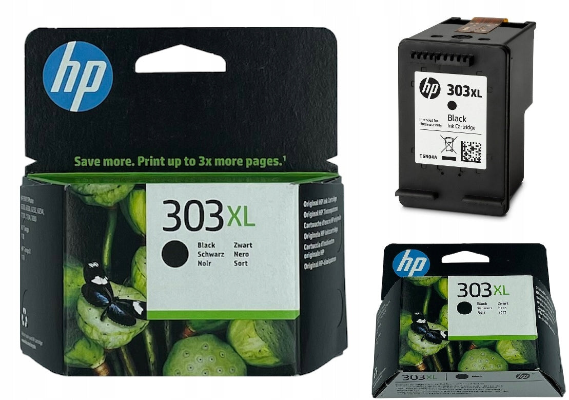 2X Ink HP 303XL black to 600 pages Instant Ink Color black