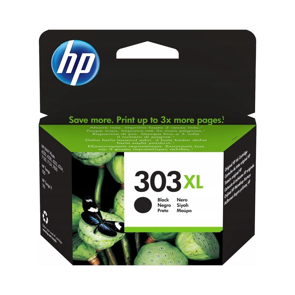 2X Ink HP 303XL black to 600 pages Instant Ink