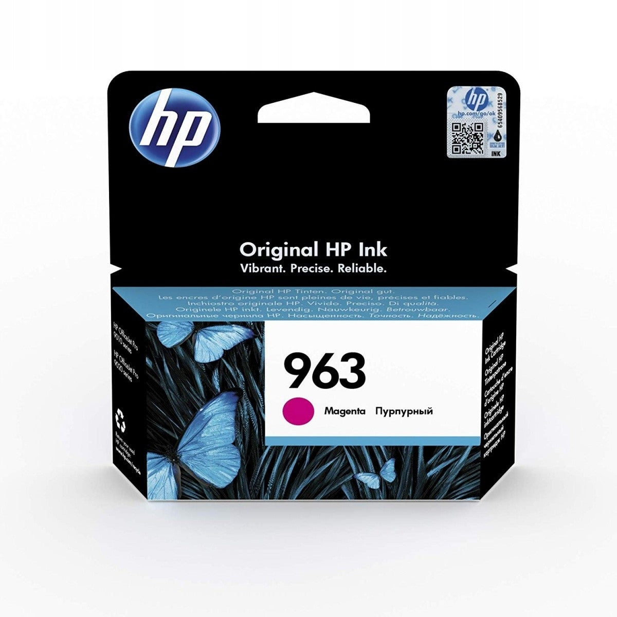 2X Ink HP 963 magenta to 700str. Instant Ink
