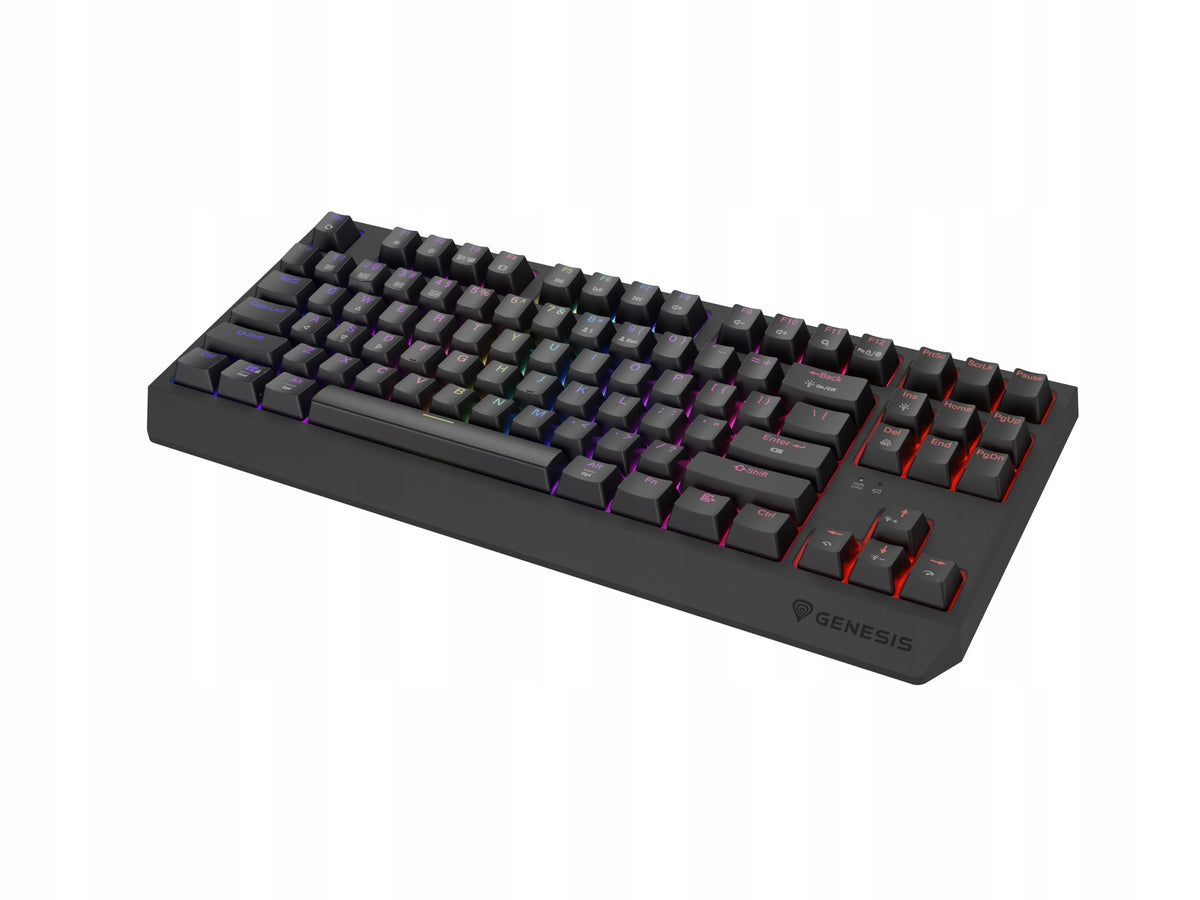 2X Keyboard Genesis THOR 230 TKL WIRELESS US BLACK RGB MECHANICAL OUT