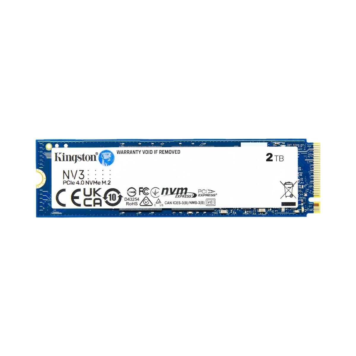 2X Kingston NV3 2TB M.2 PCIe SSD