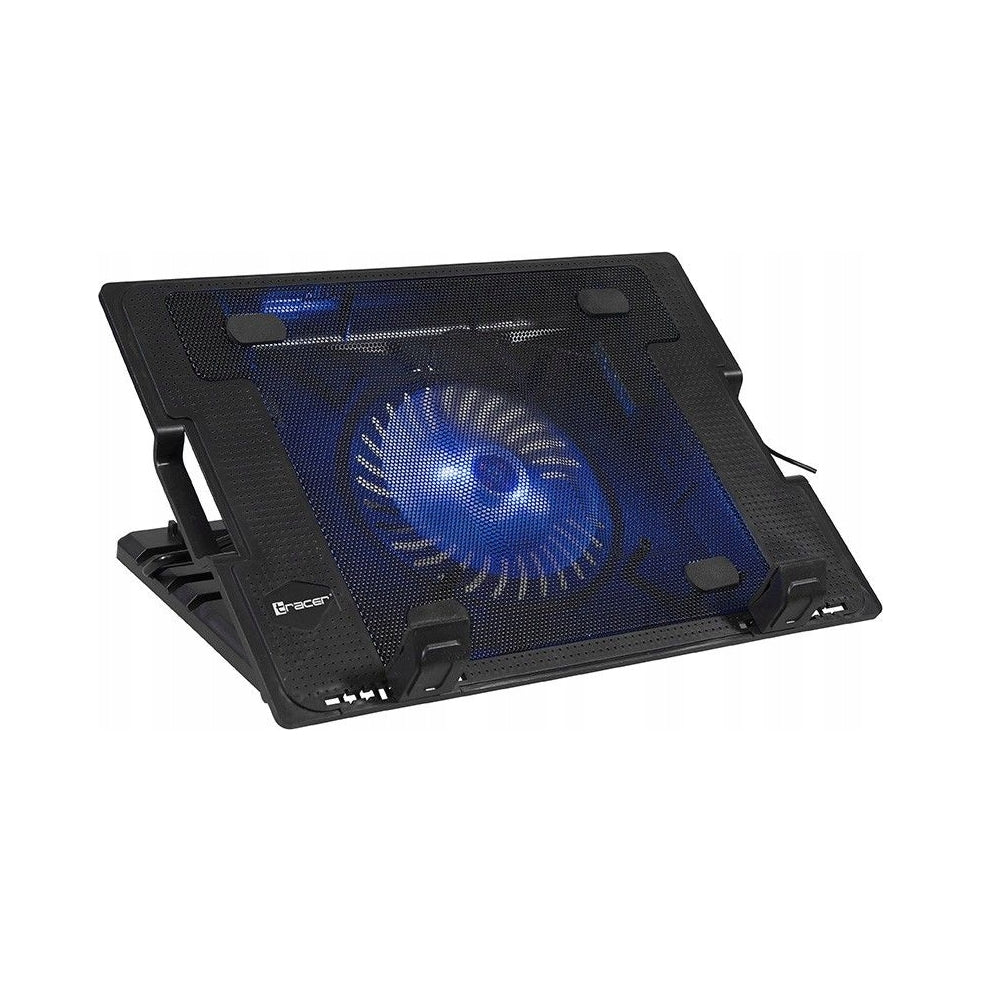 2X LAPTOP COOLING STAND LED PAD ADJUSTABLE LARGE 12-17"