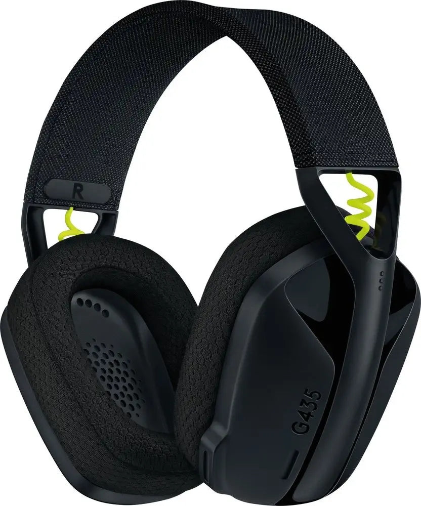 2X LOGITECH G435 WIRELESS GAMING HEADPHONES Black Brand Logitech