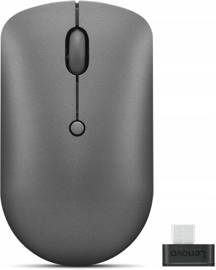 2X Lenovo 540 USB-C Wireless Compact Mouse (Gray)