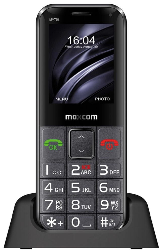 2X Mobile Phone Maxcom MM730 FOR SENIOR WITH SOS BUTTON Brand Maxcom