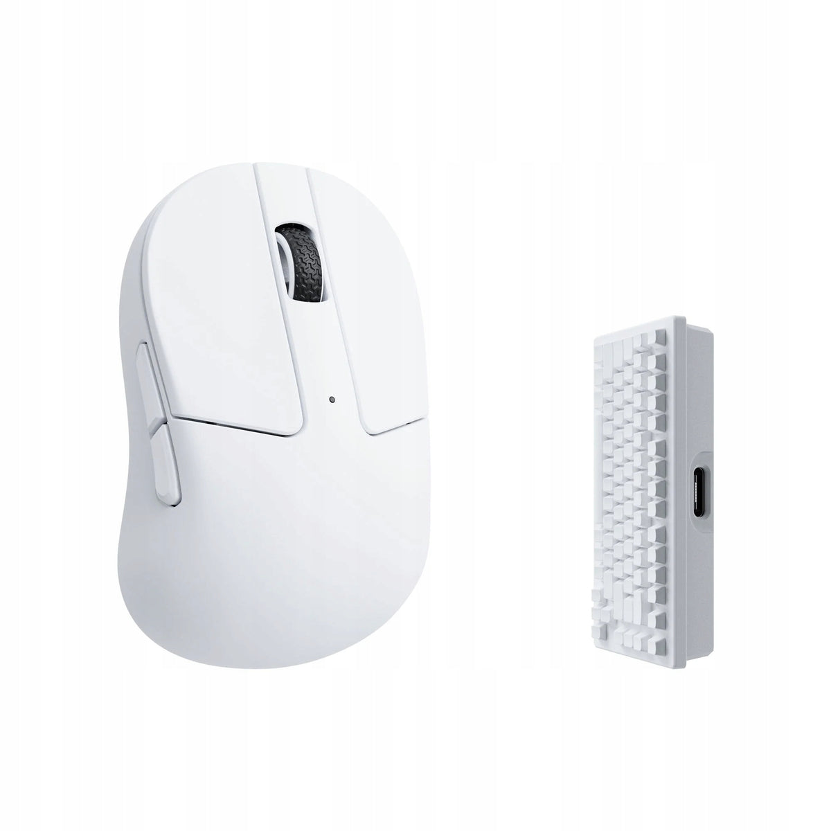 2X Mouse Keychron Wireless optical mouse M4 4K white