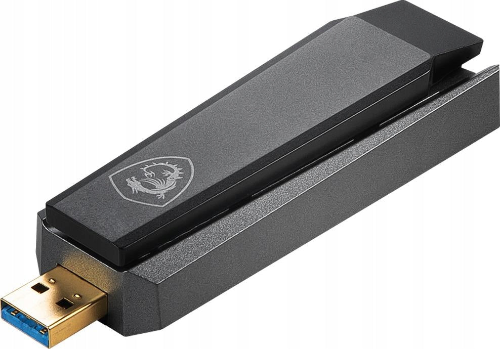 2X Network Card MSI AX1800 WiFi USB Adapter USB 3.2 Gen. 1 2,4 GHz 5 GHz Manufacturer MSI
