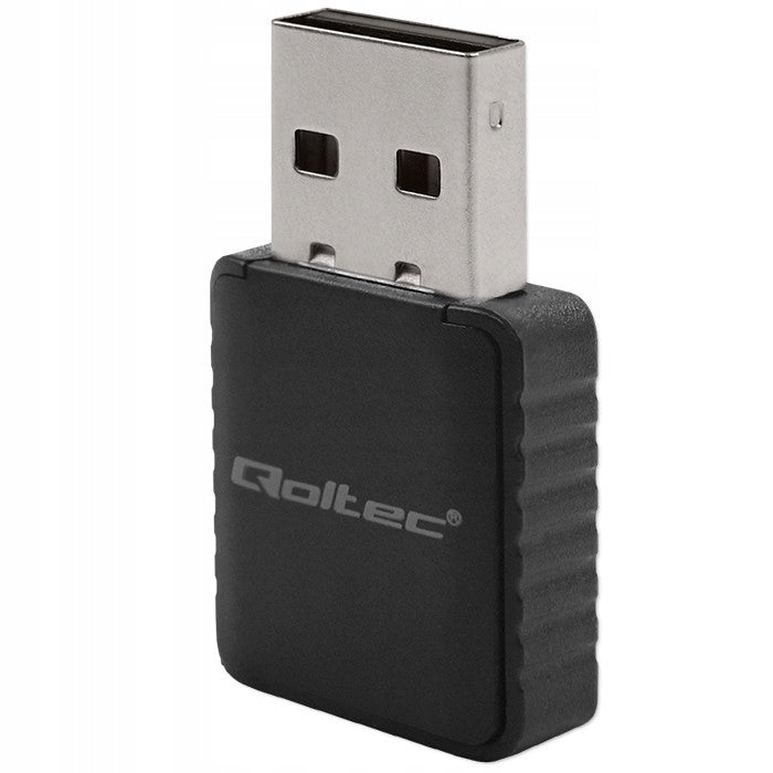 2X Network Card Wireless Ultra Fast DUAL Mini WiFi 2x2dBi AC 1300M Manufacturer Qoltec