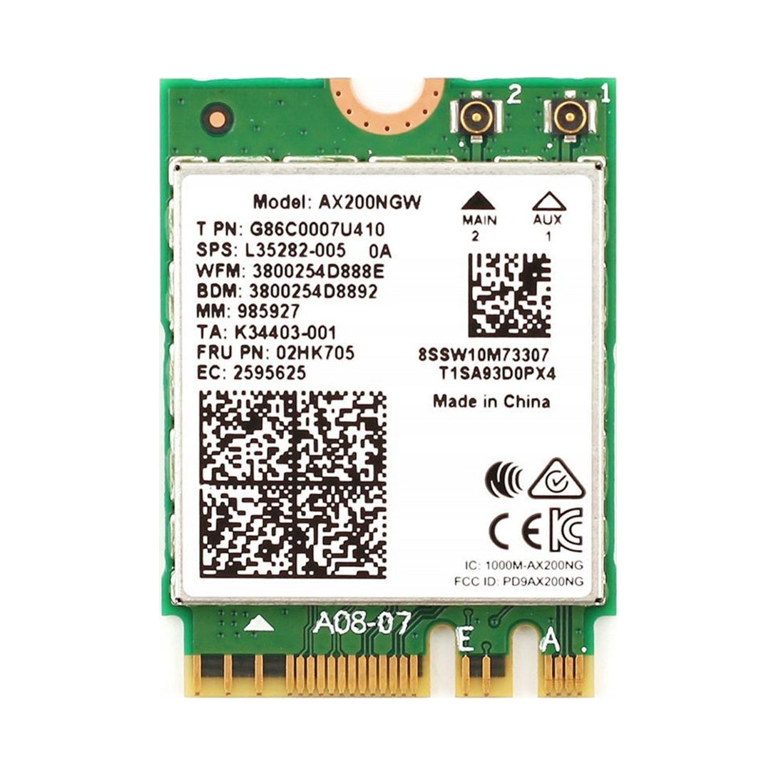 2X Network adapter Intel Wi-Fi 6 AX200 M.2 2230
