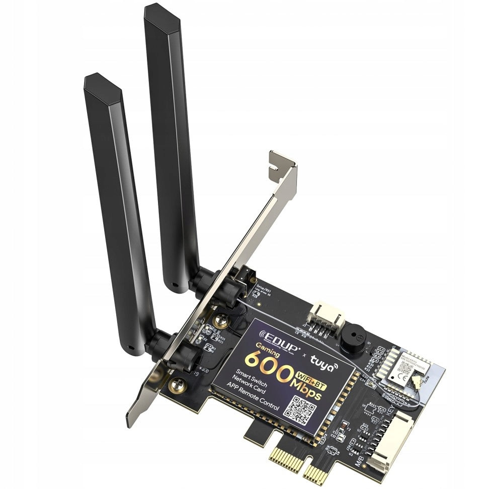 2X PCI Network Card for PC Control TUYA WiFi Bluetooth with AC600S