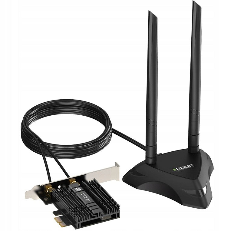 2X PCI Network Card for PC WiFi 6 Bluetooth AX210 EP-9651GS PRO