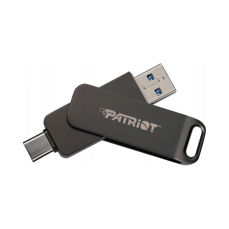 2X Pendrive Patriot 512GB Rage R550 USB 3.2 Gen 1 Type A+C