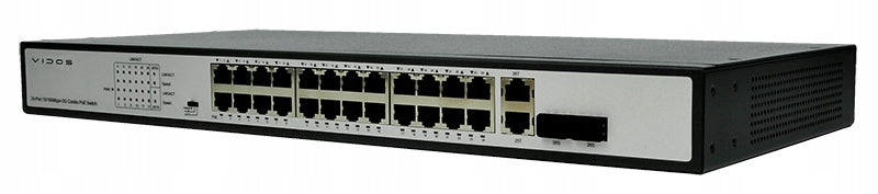 2X PoE Switch 24-Port PS242-370 Vidos One