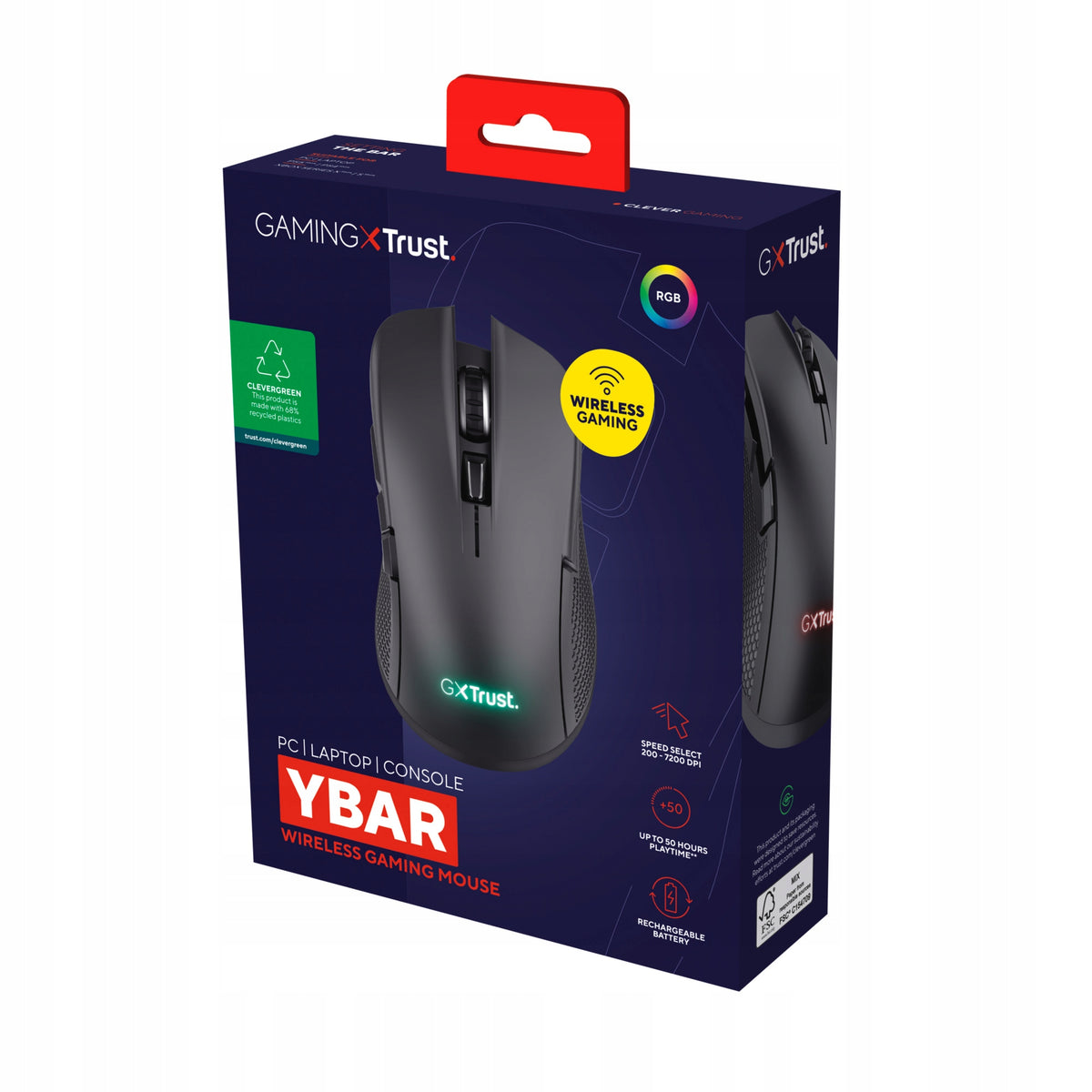 2X Rechargeable Wireless Mouse Gaming Mouse Manufacturer Trust